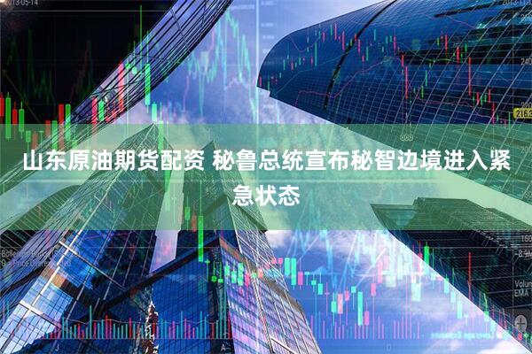 山东原油期货配资 秘鲁总统宣布秘智边境进入紧急状态