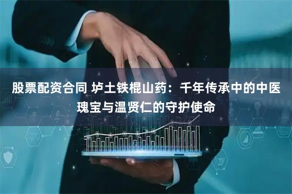 股票配资合同 垆土铁棍山药：千年传承中的中医瑰宝与温贤仁的守护使命